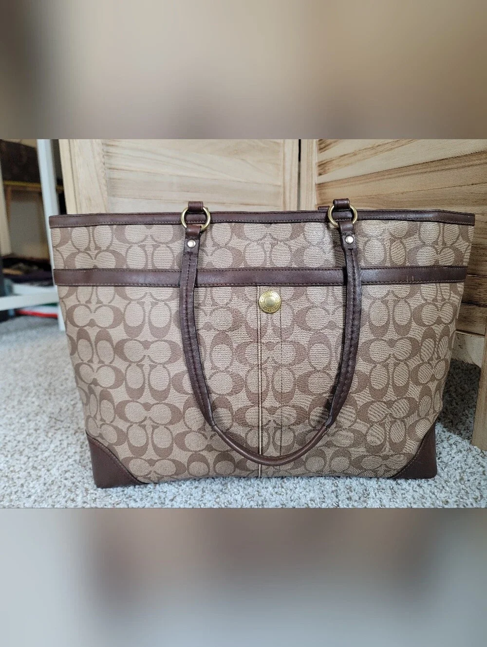 Coach diaper bag